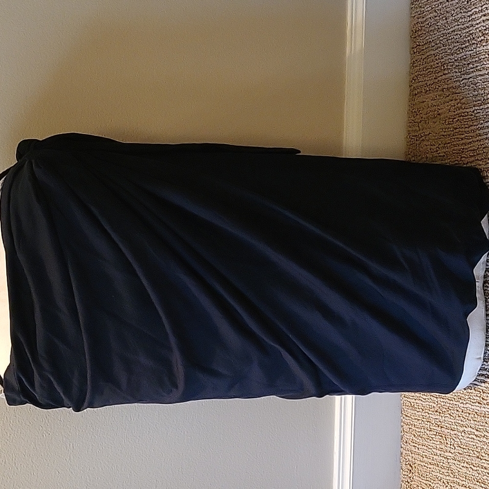 Dried van Noten Navy Wrap Skirt sz 36